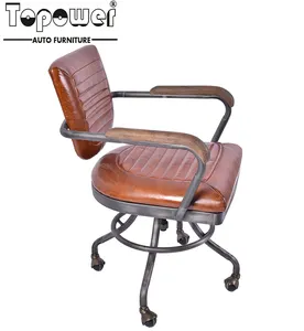 산업 조정가능한 PU + 롤 가능 금속 업무 책상 의자 사무실 의자 팔걸이와 바퀴를 가진 사업 의자