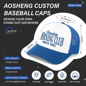 Article chaud transfrontalier 100% coton personnalisable Animal <span class=keywords><strong>Baseball</strong></span> Protection solaire maille brodé imprimé casquette - Product Image 2