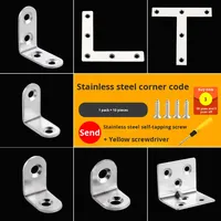 Support d'angle triangulaire en acier inoxydable OEM de marque DSH, équerre renforcée pour étagères, pour utilisation avec des machines à meubles en bois