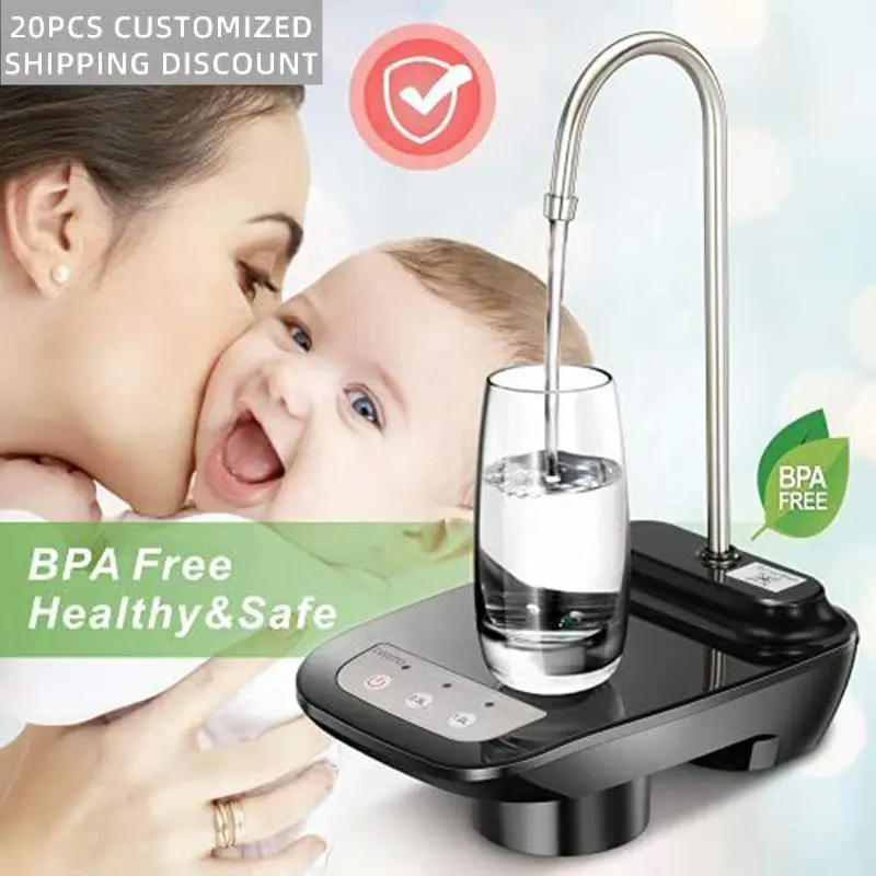 Automatic Water Pump USB Rechargeable Barrel Electric Water Pump Bucket Table Dual-purpose Pure Water Dispenser Gift