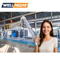 Usine d'embouteillage d'eau potable minérale clé en main, ligne de production automatique de lavage, remplissage et bouchage de bouteilles PET