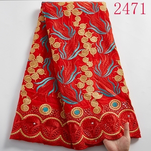 Tissu africain en dentelle sèche pour robe de mariée, Voile suisse, fabrication de dentelle, matériau africain, de haute qualité, <span class=keywords><strong>2021</strong></span>, 2471 - Product Image 2