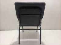 Sillas de Iglesia con Estructura de Acero Interlock y Cubierta de Tela, Apilables, para Auditorio, Teatro, Púlpito, Muebles de Asientos, Venta Directa de Fábrica