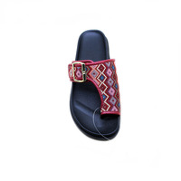 Sandales tongs pour femmes à imprimé tendance, imperméables, antidérapantes, à bout ouvert, respirantes, pour la plage et l'extérieur