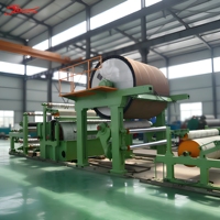 Mesin Pembuat Tisu/Serbet/Kertas Toilet 1575mm yang Tahan Lama dan Kokoh, Mesin Pengolah Kertas Tisu Gulungan Jumbo