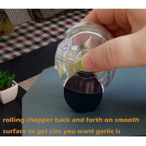 Picadora <span class=keywords><strong>de</strong></span> <span class=keywords><strong>ajo</strong></span> <span class=keywords><strong>de</strong></span> metal manual, rodillo triturador Twister rodante con <span class=keywords><strong>rueda</strong></span> - Product Image 4