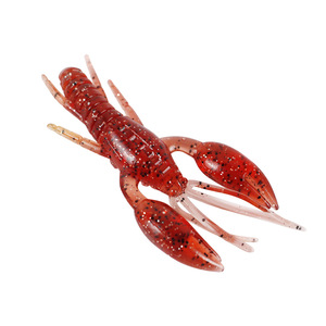 Appâts d'<span class=keywords><strong>écrevisse</strong></span>s appâts artificiels souples <span class=keywords><strong>écrevisse</strong></span>s et ver crochet 3D naufrage lent flottant crevettes créature leurres crochet de pêche - Product Image 6