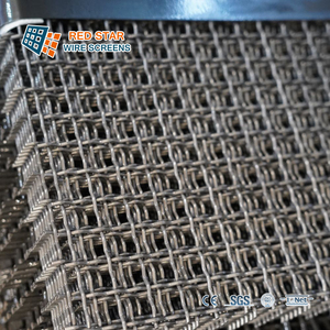 חוזק מתיחה גבוהה עם ללבוש עמיד 65 מנגן פלדה במכרה פתיחת מרובע ארוג מסך רשת עבור הקרנה אגרסיבי - Product Image 3