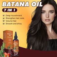 Vente chaude Batana Oil 7 1 La nourriture en profondeur renforce les racines des cheveux ajoute du volume rend les cheveux lisses et brillants Huile essentielle pour cheveux