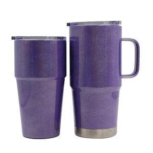 Gobelet de voyage à double paroi en acier inoxydable sans Bpa avec couvercle en plastique - Product Image 2