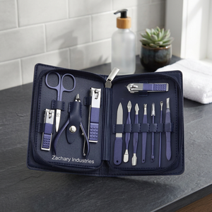 Ensemble de 12 coupe-ongles professionnels en acier inoxydable à lame droite et pointe affûtée, 100 % haute qualité, pliables, pour manucure et soin des cuticules - Product Image 3