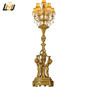 <span class=keywords><strong>Lampadaire</strong></span> Angel Branch avec sculpture de vigne, décoratif, style Cirrus, <span class=keywords><strong>pour</strong></span> hôtel, palais, style Rococo, en cuivre, modèle Boy Play - Product Image 1