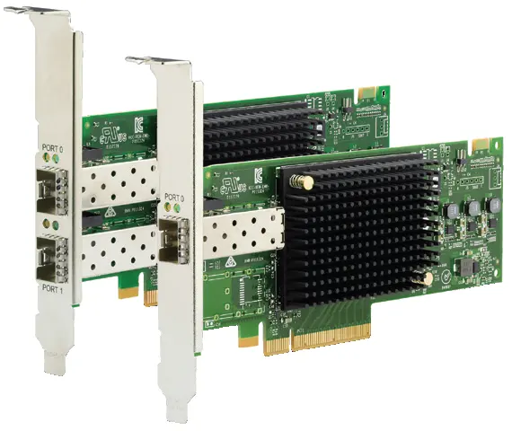 อินเตอร์เฟซเครือข่ายหุ้น BCM957414A4142CC อีเธอร์เน็ต PCI Express 3x8พอร์ตคู่25กิกะไบต์/วินาที