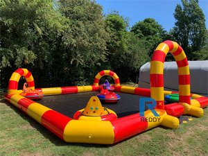 Thương mại PVC Bumper xe ô tô <span class=keywords><strong>Inflatable</strong></span> chu vi <span class=keywords><strong>Inflatable</strong></span> Bumper Xe địa điểm <span class=keywords><strong>Inflatable</strong></span> điện đua theo dõi <span class=keywords><strong>Arena</strong></span> cho trẻ em - Product Image 2