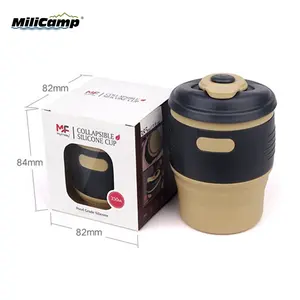 350ml extérieur Silicone tasse pliable tasse à café rétractable pliable tasse à café tasse pliante pour voyage Camping