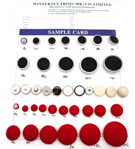 Vòng Kim Loại Vải Bao Phủ Nút Đa Kích Thước Nhôm Bao Phủ Làm Nút Sắt Khóa Boton Couvert Cho Quần Áo - Product Image 1