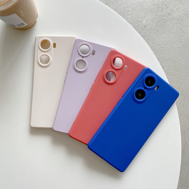 Candy Color ultra Thin Matte Tpu Phone case for Redmi 13C Tpu Colorful Phone case Cover for Redmi 12 Soft Tpu Phone case