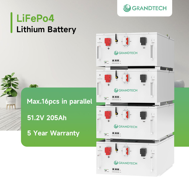 Wall Mounted / Stackable 51.2V LiFePO4 Lithium Battery 200ah 10kWh 15kWh 20kWh for Residential Solar Energy Storage System