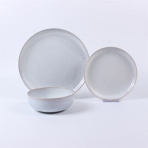 <span class=keywords><strong>Service</strong></span> de vaisselle <span class=keywords><strong>en</strong></span> grès Plats émaillés réactifs, <span class=keywords><strong>beige</strong></span> - Product Image 2