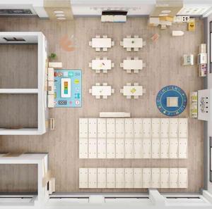 Eibele garderie salle de classe ensemble enfant moderne <span class=keywords><strong>pas</strong></span> <span class=keywords><strong>cher</strong></span> en bois Montessori garde d'enfants pépinière préscolaire maternelle meubles - Product Image 4