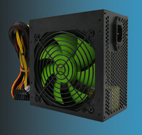 Alimentation électrique pour ordinateur de jeu 250W ATX Cuivre SATA avec ventilateur de refroidissement noir