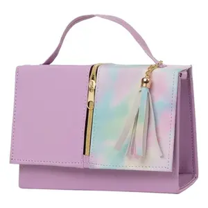 Espectacular Bolso Cruzado Candle Lila para Mujer de Fana - Product Image 1