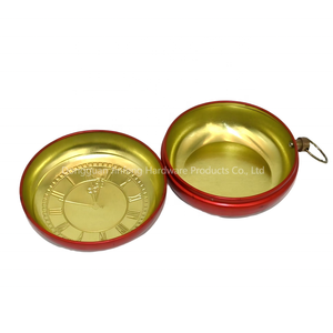 Vintage Pocket Watch Shaped Round Tin <b>Box</b> Custom Printed Novelty <b>Metal</b> Tin Can for Tea Candy Chocolate Gift Packaging - Product Image 3