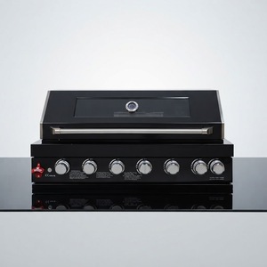Parrilla de Gas Moderna Premium de Acero Inoxidable con 6 Quemadores Integrados y <span class=keywords><strong>Asador</strong></span> de Sobremesa para Uso Comercial y Familiar - Product Image 1
