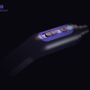 Taladro Eléctrico para Uñas <span class=keywords><strong>Mjq</strong></span> en Forma de Pluma, Recargable por USB, Portátil para Perros y Gatos, Plástico Blanco y Negro - Product Image 1