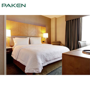 Solution de mobilier d'hôtel clé en main de conception minimaliste de luxe, ensemble de mobilier de chambre d'hôtel pour l'hôtel Hilton - Product Image 2