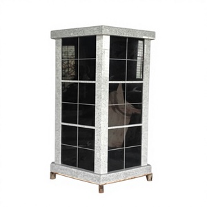Lápida de Granito para Cremación de Diseño Americano Moderno, Columbario Pequeño con 2 o 4 Nichos, Venta al Por Mayor - Product Image 5