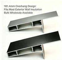 Molduras Decorativas de Aluminio para Ventanas Exteriores, Marco de Revestimiento para Decoración de Paredes de Villas