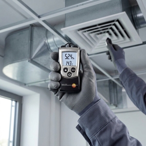เครื่องวัดความชื้นและอุณหภูมิแบบพกพา TESTO 610 สำหรับงาน HVAC ห้องปฏิบัติการ และคลังสินค้า - Product Image 4