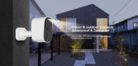Nueva Cámara 2K con Batería para Seguridad en el Hogar, Aplicación para Smartphone, Control Remoto, Cámara Inteligente Independiente