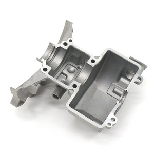 Pieza de fundición a presión de aluminio A380 para componentes de carrocería automotriz, superficie plateada con acabado por granallado. - Product Image 5