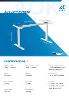 Bureau debout moderne blanc et noir réglable en hauteur échantillon gratuit bureau à domicile et étude Table de bureau intelligente matériel de fer travail de jeu