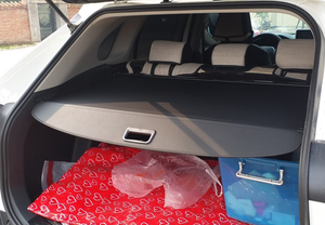 Accesorios y piezas de coche OEM ODM, estante de paquete para <span class=keywords><strong>Toyota</strong></span> <span class=keywords><strong>Corolla</strong></span> Cross <span class=keywords><strong>2021</strong></span> +, cubierta de carga retráctil con sombra de privacidad para maletero - Product Image 3