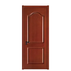 Fornitore della cina prezzo all'ingrosso casa hotel interno teak doppia porta di legno per la camera appartamento porta di pittura