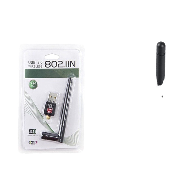 100M USB2.0 Wireless Network Card Mini WIFI Receiver with 2DB Large Antenna