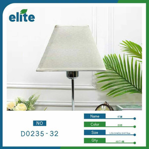 Paralume in tessuto regolabile con decorazioni per la casa moderna per lampade da tavolo classico e minimalista accessori di illuminazione con motivo quadrato e a cono - Product Image 1