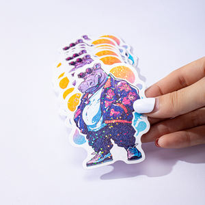 कस्टम यूव प्रतिरोधी स्क्रैच प्रूफ स्व-चिपकने वाली डाई कट पारदर्शी pvc विनाइल कार डिकल स्टिकर वाटरप्रूफ ब्रांड लोगो प्रिंटिंग - Product Image 4