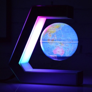 Globe terrestre magnétique à lévitation lumineuse <span class=keywords><strong>brevet</strong></span>é 2025 Globe terrestre magnétique flottant avec lampe - Product Image 3