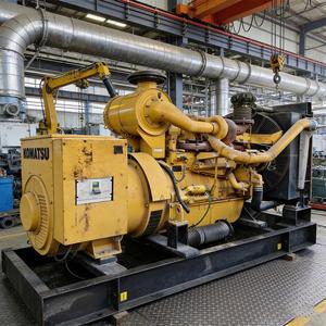 เครื่องยนต์ Komatsu SAA6D140-P510 มือสอง สำหรับเครื่องกำเนิดไฟฟ้า EGS570 360 กิโลวัตต์ สำหรับงานอุตสาหกรรมหนัก - Product Image 1
