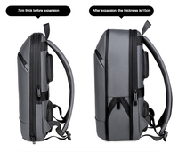 Mochila para Portátil HAIBOWY, Ultradelgada, Expandible, de Estilo Ejecutivo, Portátil y Moderna, Venta al Por Mayor de Fábrica
