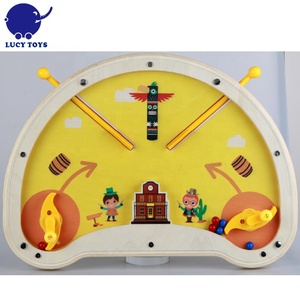 New Mountable Lôi Cuốn Trẻ Em Đồ Chơi Giáo Dục Tường Hoạt Động Bằng Gỗ Bận Rộn Ban Trò Chơi Cho Trẻ Em Bán Buôn - Product Image 3