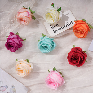 Fleur artificielle en soie à huit couches en forme de tête de rose pour la décoration de mariage, la maison et les accessoires de photographie en extérieur - Product Image 3