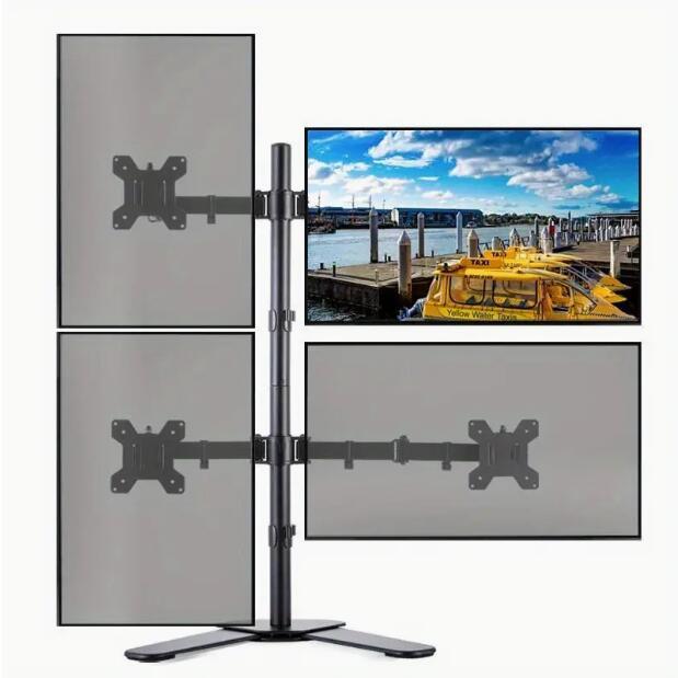 ZENO MT624 17 "-27" Monitor Holder Multiple Desktop Monitor Holder Stand Mini Pc Mount Soporte Para Pantalla Monitor Arm Four