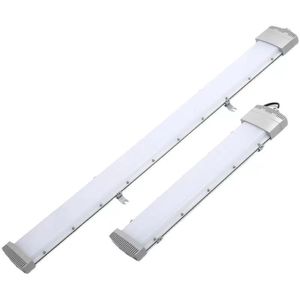 Luminaire LED antidéflagrant pour entrepôt 1,2 m T8 G13 en alliage d'aluminium IP65 à fixation plafond 4100K lumière du jour Garantie 10 ans Urgence - Product Image 1