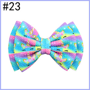 กิ๊บติดผมสองชั้น6นิ้วกิ๊บติดผมรูปยูนิคอร์นโบว์ติดผมผ้าลิเวอร์พูลสำหรับผู้หญิงแบบทำมือเด็กผู้หญิงอุปกรณ์เสริมที่คาดผม - Product Image 4