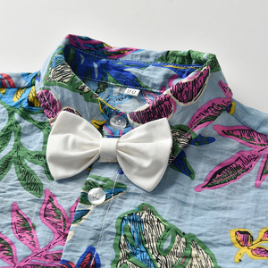 Wholesale Hawaii Design Newborn Baby <strong>Boy</strong> Romper Infant Beach Romper Short Sleeve Baby Shirt <strong>Onesie</strong> for Summer - Product Image 6